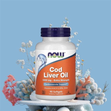زيت كبد القد لصحة القلب، قوة اضافية، 1000 ملجم، 90 كبسولة هلامية، Cod Liver Oil 1000 mg