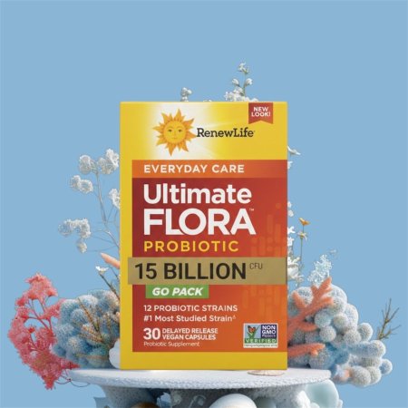 رينيو لايف، بروبيوتيك العناية اليومية، 15 مليار وحدة تشكيل مستعمرة، 30 كبسولة نباتية RenewLife, Everyday Care Probiotic, 15 Billion CFU, 30 Vegetarian Capsules
