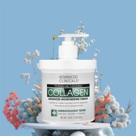 الكولاجين ، كريم علاج البشرة، 16 اونصة 454 جرام، Collagen Cream