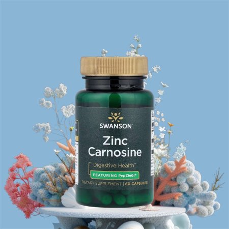 زنك كارنوزين، 60 كبسولة، Zinc Carnosine