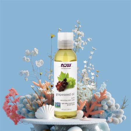 زيت بذور العنب، 4 اونصة 118 مل سائلة، Grapeseed oil