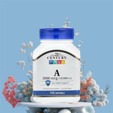 فيتامين ا، 3000 مكجم، (10000 وحدة دولية)، 110 كبسولة هلامية، Vitamin A