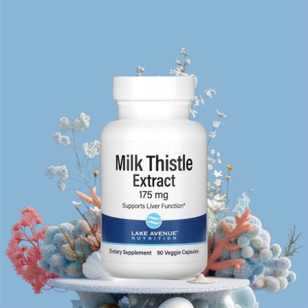 مستخلص الشويكة اللبنية، 175 ملجم،240 كبسولة نباتية، Milk thistle