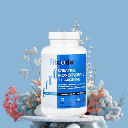 كرياتين +ارجنين، 120 كبسولة، 60 وجبة، Creatine L Arginine