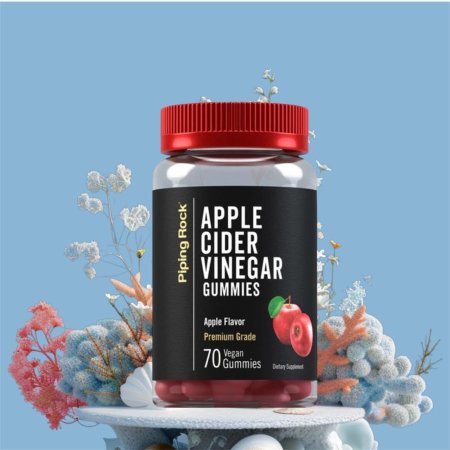 Apple Cider Vinegar, 70 Vegan Gummies خل تفاح، 70 علكة لذيذة