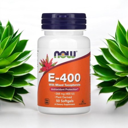 فيتامين ه، 50 كبسولة هلامية، Vitamin e، E 400