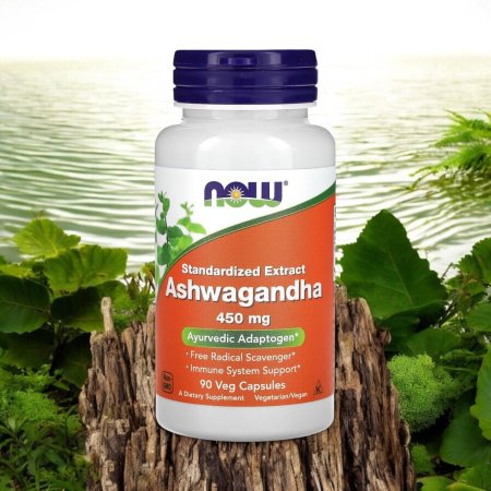 عبعب منوم، 450 ملجم، ٤٥٠ ملجم، اشواجندا،90 كبسولة نباتية،Ashwagandha 450 mg