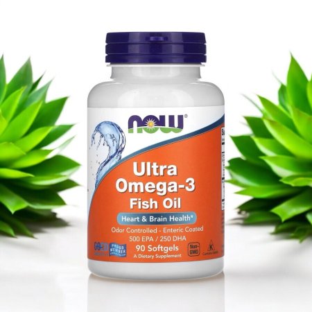 زيت سمك الترا قوة مضاعفة معزز باوميجا 3، كبسولة هلامية 90 كبسولات هلامية، Ultra omega 3 Fish oil