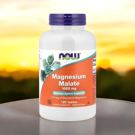 مالات المغنيسيوم، مغنيسيوم ماليت، 1000 ملجم ، 180 قرصا، Magnesium Malate 1000 mg