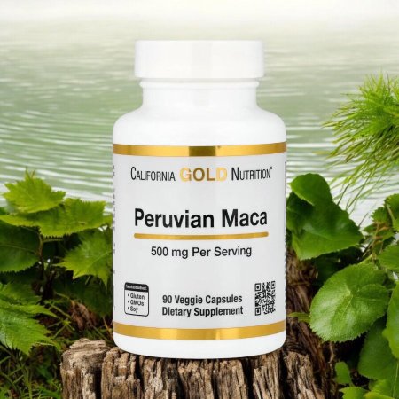 كبسولات الماكا البيروفية، 500 ملجم، 90 كبسولة نباتية، Maca 500 mg