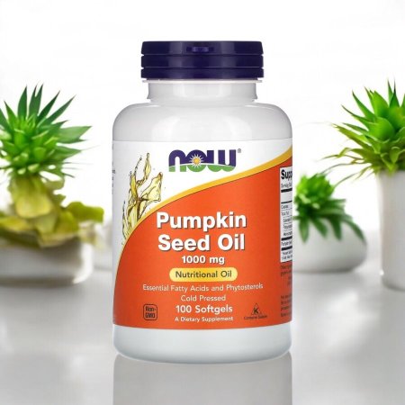زيت بذور اليقطين، 1000 ملجم، 100 كبسولة هلامية، 500 ملجم لكل كبسولة، Pumpkin Seed Oil 1000ً mg