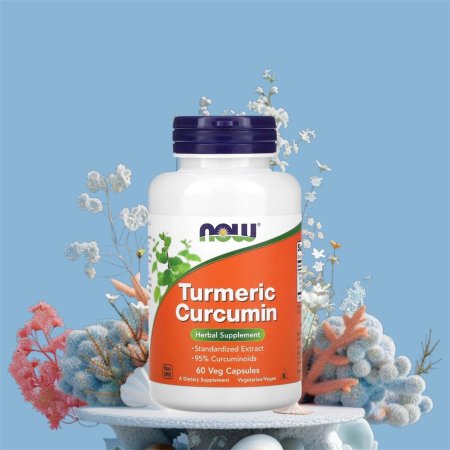 كركمين الكركم 60 كبسولة نباتية، (665 ملجم لكل كبسولة)، Curcumin، مكملات ناو فودز في فلسطين، NowFoods