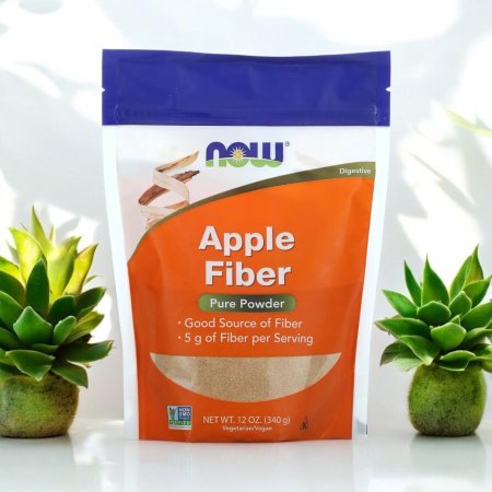 الياف التفاح، مسحوق نقي، 12 اونصة 340 جرام، Apple Fiber