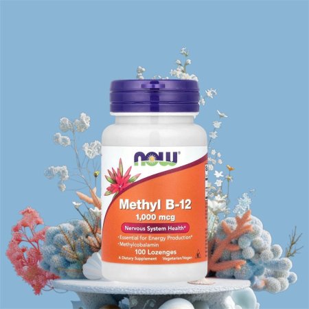 ميثيل فيتامين ب-12، 1000 مكجم، 100 قرص استحلاب، Methyl B 12