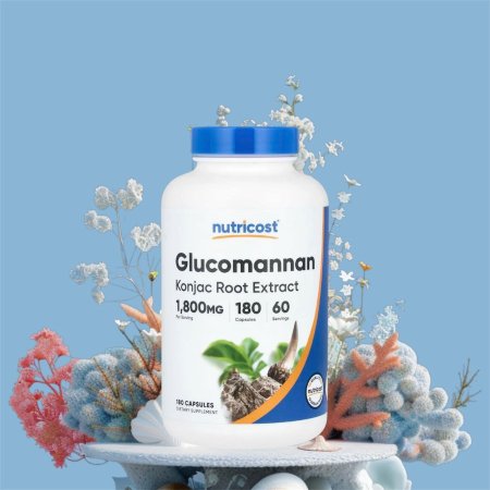 خلاصة جذور كونجك جلوكومانان، 180 كبسولة  600 ملجم لكل كبسولة، Glucomannan