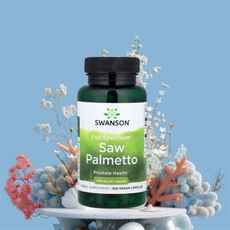البلميط المنشاري، 540 ملجم، 100 كبسولة نباتية صرف، Saw palmetto