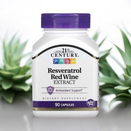مستخلص الكرمة النبيذية وريسفيراتول،90 كبسولة، Resveratrol 200 mg