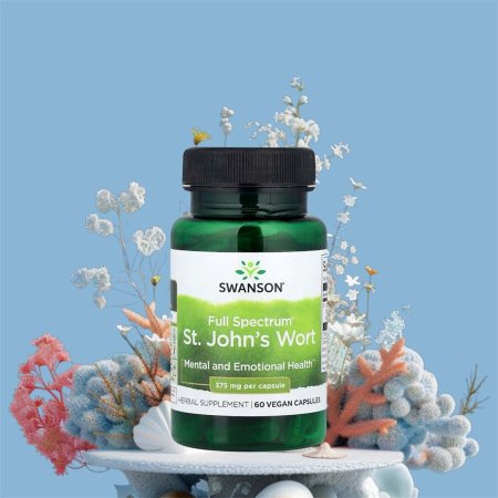 نبتة العرن المثقوب 375 ملجم، 60 كبسولة نباتية، St.John’s Wort