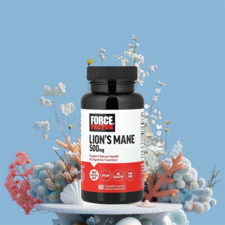 فطر عرف الاسد 500 ملجم، 60 كبسولة نباتية، Lion’s Mane