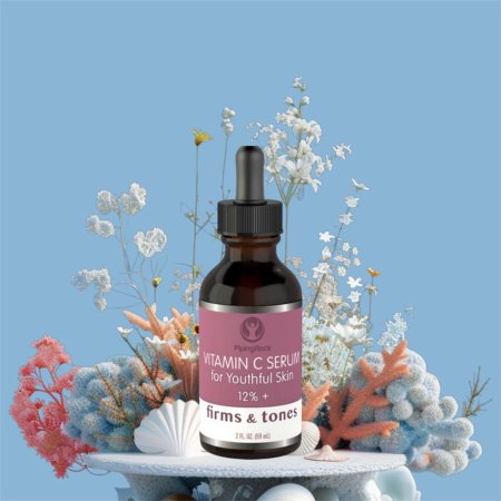 سيروم فيتامين سي للبشرة الشابة، 12%+، لشد البشرة وتوحيد لونها، 2 أونصة سائلة (59 مل) Vitamin C Serum for Youthful Skin, 12% +, Firms & Tones, 2 fl oz (59 mL