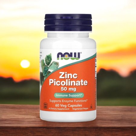بيكولينات الزنك، 50 ملجم، 60 كبسولة نباتية، Zinc Picolinate 50 mg