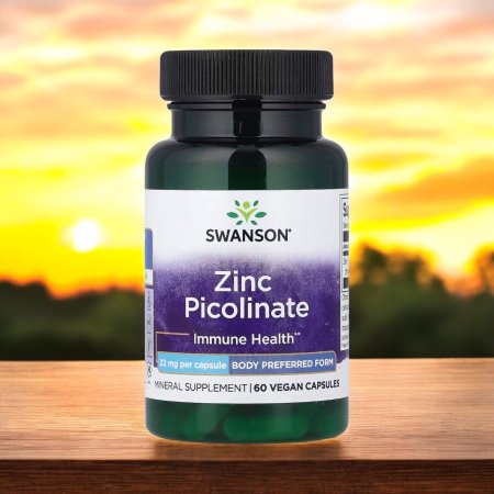 بيكولينات الزنك، 22 ملجم، 60 كبسولة ، Zinc Picolinate 22 mg