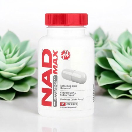 مجدد خلوي مضاد لعلامات الشيخوخة، 30 كبسولة ،Nad Max 350 ملجم لكل كبسولة، ناد ماكس المكمل السحري