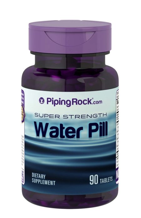 ، حبوب إطراح الماء، قوة مضاعفة، 90 قرصاً (Piping Rock, Super Strength Water Pill, 90 Tablets)
