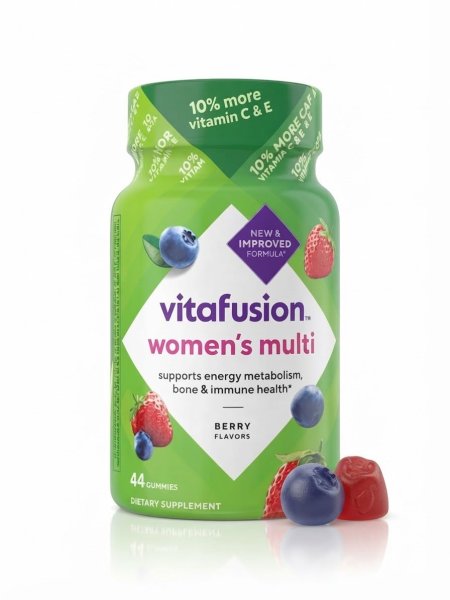 فيتافيوجن، فيتامينات متعددة للنساء، بنكهة التوت، 44 حبة جلي (Vitafusion, Women's Multi, Berry Flavors, 44 Gummies)