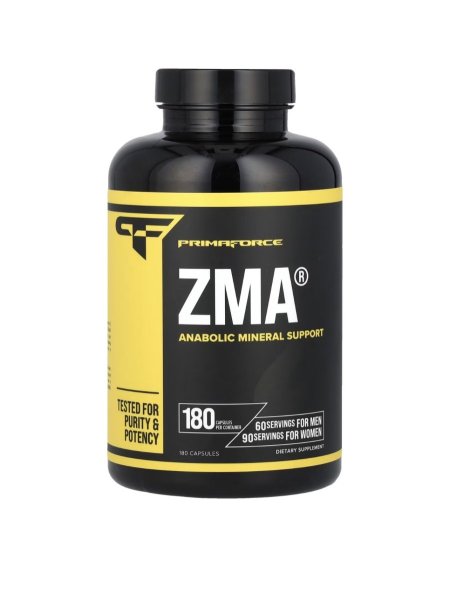 Primaforce, ZMA®, Anabolic Mineral Support, 180 Capsules (بريمافورس، زد إم إيه®، دعم معادن لبناء العضلات، 180 كبسولة) 