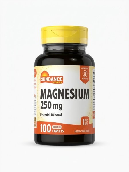 Sundance Vitamins, مغنيسيوم، 250 ملجم، 100 قرص مغلف 