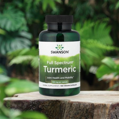 كركم Full spectrum، 720 ملجم، 100 كبسولة نباتية، Turmeric