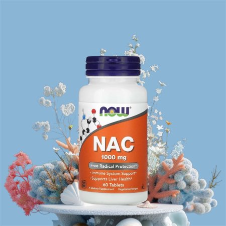 صحة الجهاز العصبي والدماغ، تعزيز انتاج الجلوتاثيون 60 قرصا، Nac، 1000 mg