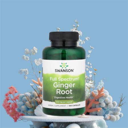 جذور الزنجبيل 540، Full Spectrum ملجم، 100 كبسولة، Ginger Root