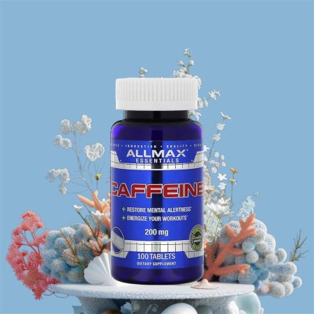 خط انتاج العناصر الاساسية، كافيين 200 ملجم، 100 قرص، Caffeine