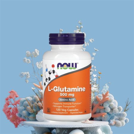 ل جلوتامين، 500 ملجم، 120 كبسولة نباتية  فيتامينات ومكملات غذائية في فلسطين، L Glutamine 500