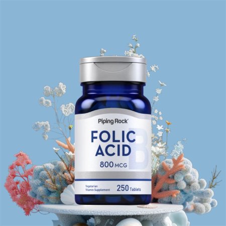 فوليك اسيد، 400 ميكروغرام، 250 قرص، Folic Acid 400 mcg
