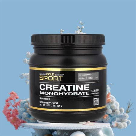 كرياتين مونوهايدرايت بدون نكهات، 1 رطل 454 غرام، Creatine Monohydrate